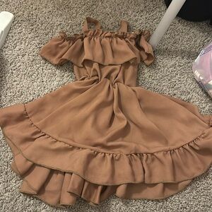Toddler off shoulder dress